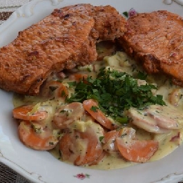 Gyömbéres-chilis répafőzelék