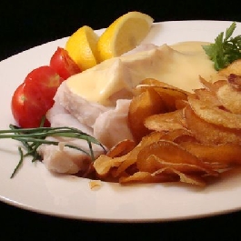 Gőzölt harcsa borsabayonnal