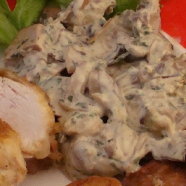 Erdeigomba mártás