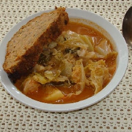 Kelkáposzta főzelék