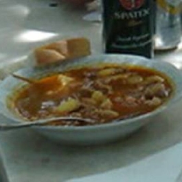 Bográcsgulyás marha és sertéshúsból