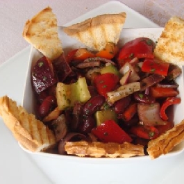 Babos-paprikás saláta