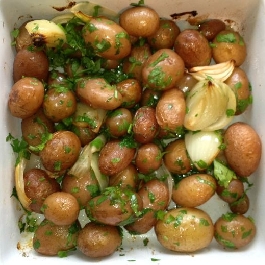 Kacsazsíros, héjában sült krumpli