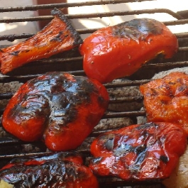 Grillezett paprika