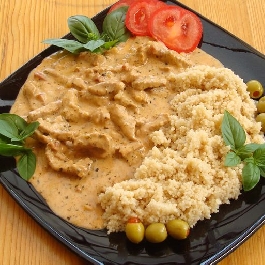 Rozsdás aprópecsenye bulgurral